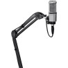 Audio-Technica AT2020GM Microphone Cardioïde à Électret Argent