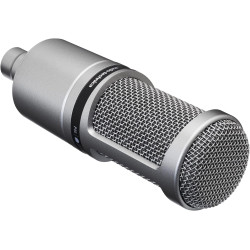 Audio-Technica AT2020GM Microphone Cardioïde à Électret Argent