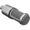 Audio-Technica AT2020GM Microphone Cardioïde à Électret Argent