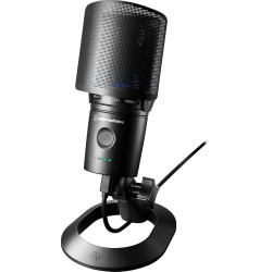 Audio-Technica AT2020USB-XP Microphone USB cardioïde à condensateur Noir