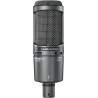 Audio-Technica 2020USB+ Microphone Cardioïde à Électret (connexion USB) Gris Foncé