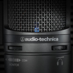 Audio-Technica 2020USB+ Microphone Cardioïde à Électret (connexion USB) Gris Foncé