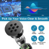 Veetop Micro PC USB pour Ordinateur, Micro Gaming - Microphone pour Vidéoconférence, Enregistrement Vocal, Podcasting, Skype, Yo