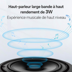 Microphone usb pour conférence bleutooth haut-parleur pour pc, réduction du bruit, capture vocale à 360° 43 heures en veille, co