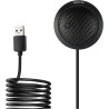 Microphone USB de Conférence, USB Micro pour Ordinateur, Microphone à Condensateur Omnidirectionnel à 360° pour PC Portable avec