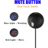 Microphone USB de Conférence, USB Micro pour Ordinateur, Microphone à Condensateur Omnidirectionnel à 360° pour PC Portable avec