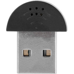 Yosoo Health Gear Mini Microphone USB 2.0, Adaptateur de Micro Audio D'enregistrement de Microphone de Parole de Mini Studio USB