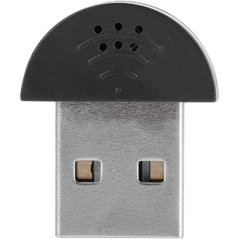 Yosoo Health Gear Mini Microphone USB 2.0, Adaptateur de Micro Audio D'enregistrement de Microphone de Parole de Mini Studio USB