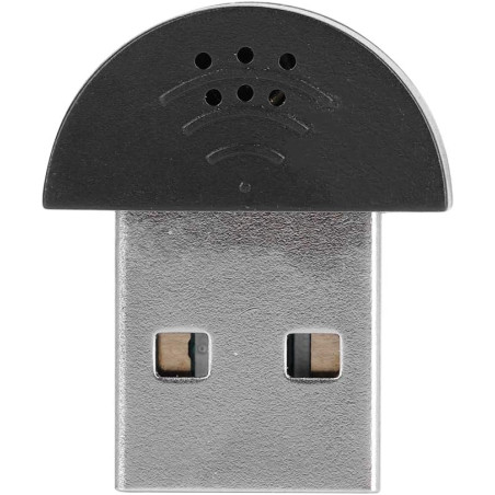 Yosoo Health Gear Mini Microphone USB 2.0, Adaptateur de Micro Audio D'enregistrement de Microphone de Parole de Mini Studio USB