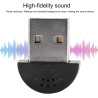 Yosoo Health Gear Mini Microphone USB 2.0, Adaptateur de Micro Audio D'enregistrement de Microphone de Parole de Mini Studio USB