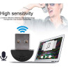 Yosoo Health Gear Mini Microphone USB 2.0, Adaptateur de Micro Audio D'enregistrement de Microphone de Parole de Mini Studio USB