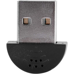 Yosoo Health Gear Mini Microphone USB 2.0, Adaptateur de Micro Audio D'enregistrement de Microphone de Parole de Mini Studio USB