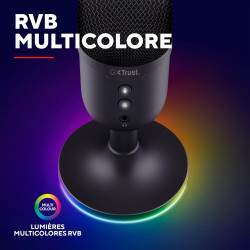 Trust Gaming GXT 236 Yami Micro Gamer à Condensateur, Microphone USB pour Le Streaming, Twitch, Youtube, Podcast, Jeux PS5, PS4,