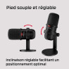 HyperX SoloCast – Microphone de jeu USB à condensateur, pour PC, PS4 et Mac, Désactivation du micro par pression, Diagramme pola