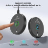 AIRHUG Microphone USB sans haut-parleur, microphone d'ordinateur de bureau, bouton muet avec indicateur LED, réduction du bruit 