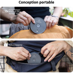 AIRHUG Microphone USB sans haut-parleur, microphone d'ordinateur de bureau, bouton muet avec indicateur LED, réduction du bruit 