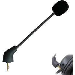 Microphone de Rechange 3,5 mm Boom for Hyperx Cloud 2, Micro Gaming Antibruit Compatible avec Casques for HyperX Cloud Alpha, Cl