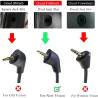 Microphone de Rechange 3,5 mm Boom for Hyperx Cloud 2, Micro Gaming Antibruit Compatible avec Casques for HyperX Cloud Alpha, Cl