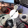 Microphone de Rechange 3,5 mm Boom for Hyperx Cloud 2, Micro Gaming Antibruit Compatible avec Casques for HyperX Cloud Alpha, Cl