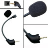 Microphone de Rechange 3,5 mm Boom for Hyperx Cloud 2, Micro Gaming Antibruit Compatible avec Casques for HyperX Cloud Alpha, Cl