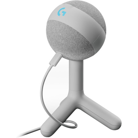 Logitech G Yeti Orb Microphone Gaming RVB à condensateur avec LIGHTSYNC, USB prêt à l’Emploi pour Streaming, cardioïde, pour PC/