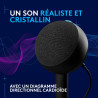 Logitech G Yeti Orb Microphone Gaming RVB à condensateur avec LIGHTSYNC, USB prêt à l’Emploi pour Streaming, cardioïde, pour PC/