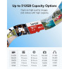 Lexar Carte Micro SD 64 Go Lot de 2 Cartes, Carte Mémoire Micro SD+ Adaptateur, Microsdxc Carte TF jusqu'à 100 Mo/s, A1, U3, C10