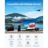 Lexar Carte Micro SD 128 Go, Carte Mémoire Micro SD+ Adaptateur, Microsdxc Carte TF jusqu'à 100 Mo/s, A1, U3, C10, V30, Full HD 