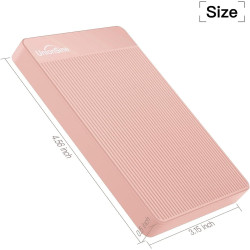 UnionSine Disque Dur Externe Portable 500Go Ultra-Mince 2.5" USB 3.0, SATA, Stockage HDD pour PC, Mac, Ordinateur de Bureau, Ord