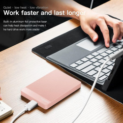 UnionSine Disque Dur Externe Portable 500Go Ultra-Mince 2.5" USB 3.0, SATA, Stockage HDD pour PC, Mac, Ordinateur de Bureau, Ord