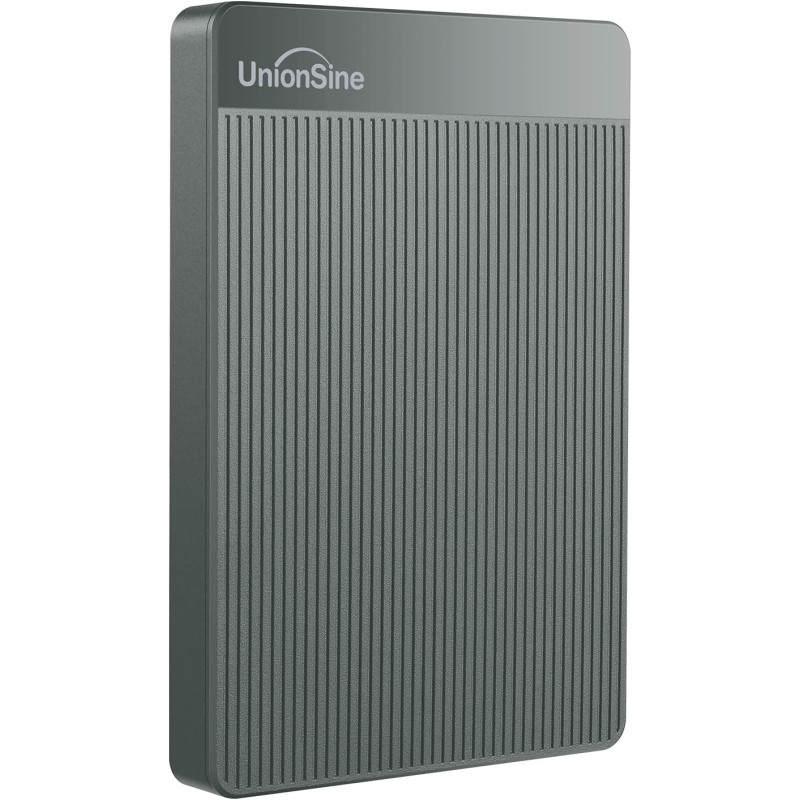 UnionSine Disque Dur Externe Portable 500Go Ultra-Mince 2.5" USB 3.0, SATA, Stockage HDD pour PC, Mac, Ordinateur de Bureau, Ord