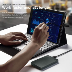 UnionSine Disque Dur Externe Portable 500Go Ultra-Mince 2.5" USB 3.0, SATA, Stockage HDD pour PC, Mac, Ordinateur de Bureau, Ord