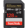 SanDisk 128 Go Extreme PRO carte SDXC + RescuePRO Deluxe, jusqu'à 200 Mo/s, UHS-I, Classe 10, U3, V30