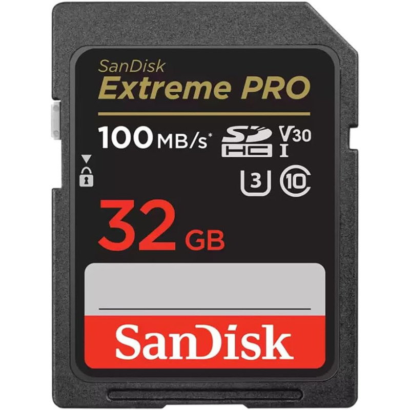 SanDisk 32 Go Extreme PRO carte SDHC + RescuePRO Deluxe, jusqu'à 100 Mo/s, UHS-I, Classe 10, U3, V30