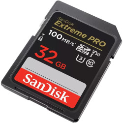 SanDisk 32 Go Extreme PRO carte SDHC + RescuePRO Deluxe, jusqu'à 100 Mo/s, UHS-I, Classe 10, U3, V30