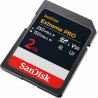 SanDisk 2 to Carte SDXC Extreme Pro, Carte SD V30, UHS-I, (4K UHD Videos, Vitesse de Lecture jusqu'à 250 Mo/s, RescuePRO Deluxe,