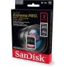 SanDisk 2 to Carte SDXC Extreme Pro, Carte SD V30, UHS-I, (4K UHD Videos, Vitesse de Lecture jusqu'à 250 Mo/s, RescuePRO Deluxe,