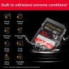 SanDisk 32 Go Extreme Pro Carte SDHC + RescuePRO Deluxe, jusqu'à 100 Mo/s, UHS-I, Classe 10, U3, V30 (Lot de 2)