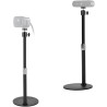 Support magnétique pour webcam Selfie, anneau lumineux de 26 cm avec support de bureau compatible avec les webcams Logitech Brio