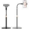 Support de téléphone pour webcam Logitech C922, C930e, C920S, C920 Type d'extension flexible en col de cygne