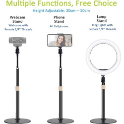 Support de téléphone pour webcam Logitech C922, C930e, C920S, C920 Type d'extension flexible en col de cygne