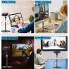 Support pour Webcam de Bureau, Support de Table Pliable pour la Logitech Brio C920 C922 C930 C925 C615 Streamcam webcams, Compat