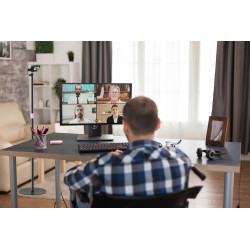 Support de sol pour webcam Logitech MX-Brio-4K C920 C922 C930 C925e C615 StreamCam, Brio 4K, Brio 500 160 cm