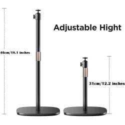 Support robuste pour webcam de 45 cm compatible avec OBSBOT Tiny 2/Tiny SE 1080P/Meet/Meet 2 Webcams