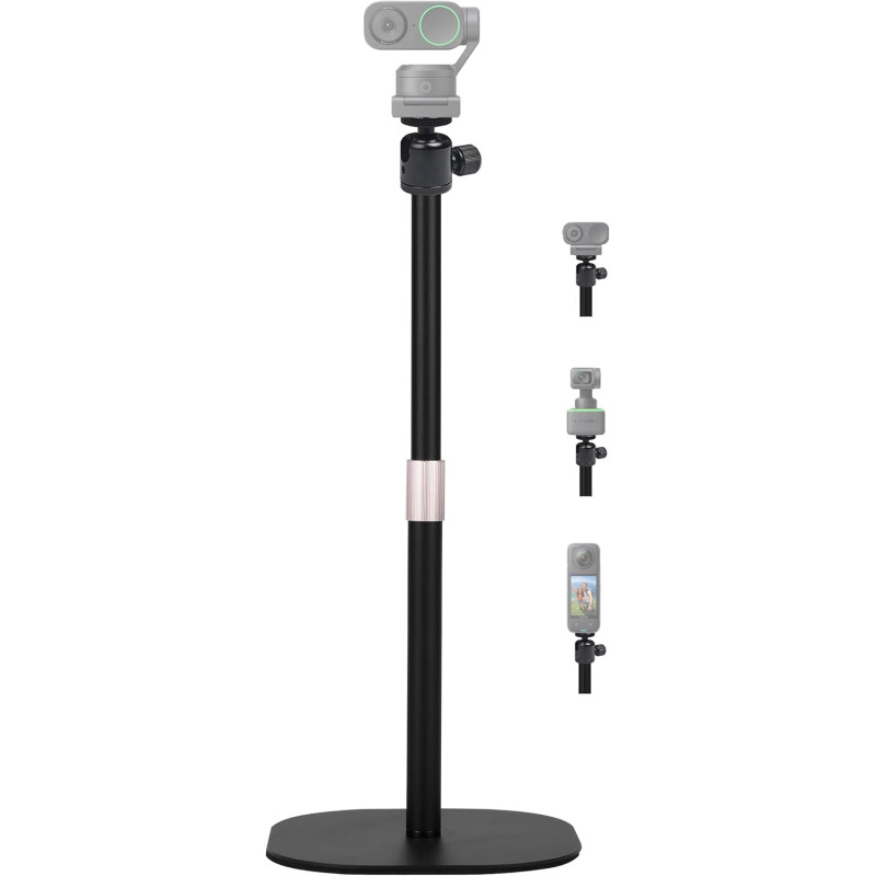 Support de table pour webcam 45 cm, support trépied robuste compatible avec les webcams Insta360 Link 2/Link 2C/Link PTZ 4K et c