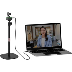 Support de table pour webcam 45 cm, support trépied robuste compatible avec les webcams Insta360 Link 2/Link 2C/Link PTZ 4K et c