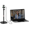 Support de table pour webcam 45 cm, support trépied robuste compatible avec les webcams Insta360 Link 2/Link 2C/Link PTZ 4K et c