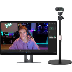 Support de table pour webcam 45 cm, support trépied robuste compatible avec les webcams Insta360 Link 2/Link 2C/Link PTZ 4K et c