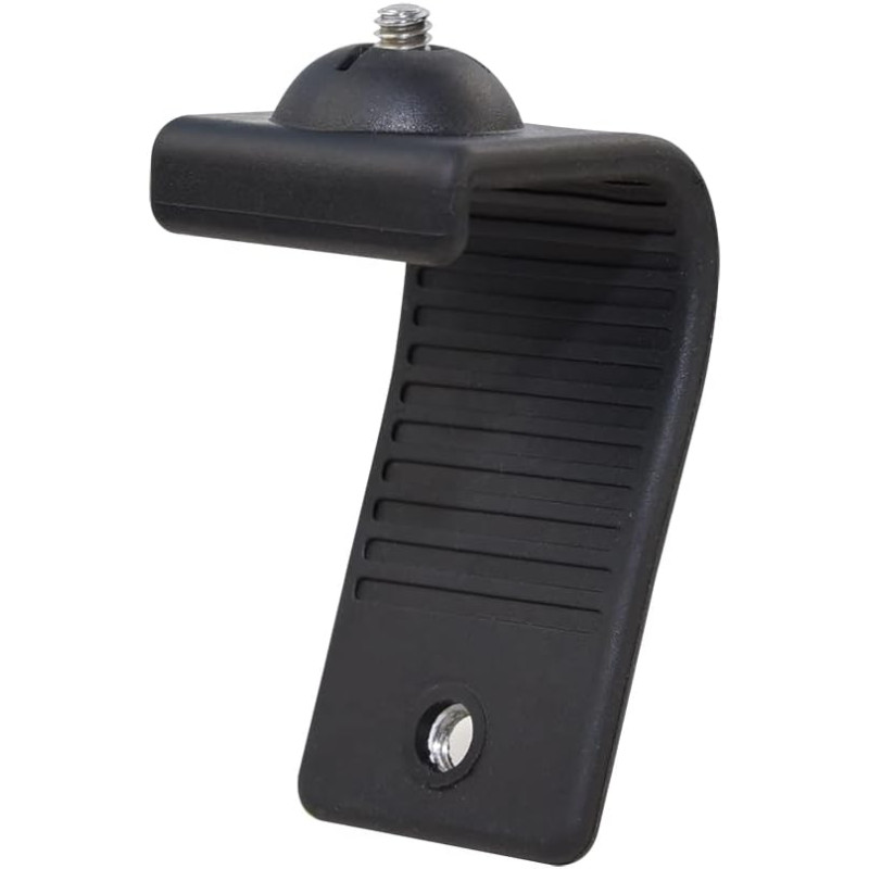 MOKOSE Support pour webcam, support courbé à 360 degrés pour montage sur un moniteur ou un ordinateur portable avec filetage 1/4