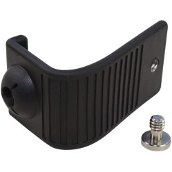 MOKOSE Support pour webcam, support courbé à 360 degrés pour montage sur un moniteur ou un ordinateur portable avec filetage 1/4